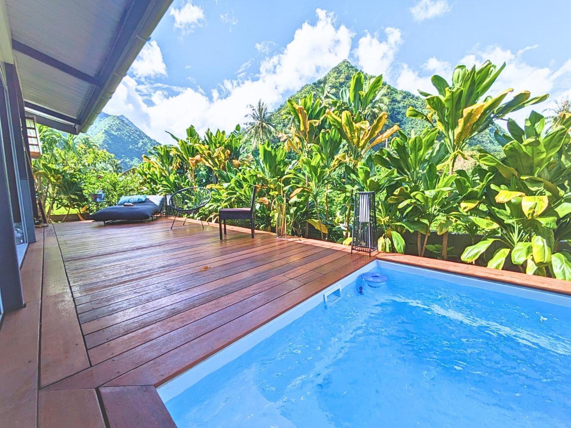 Natura Om Teahupoo Surf Lodge Toanoano Eksteriør bilde